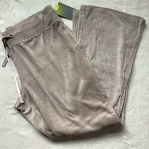 Taupe Velour Drawstring Pants, Tek Gear XL, NWT